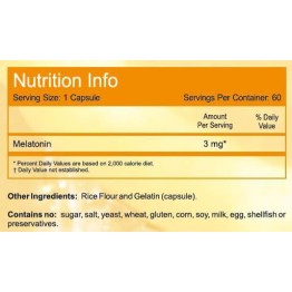  NOW FOODS MELATONIN (ΜΕΛΑΤΟΝΙΝΗ) 3mg Liguid 60ml